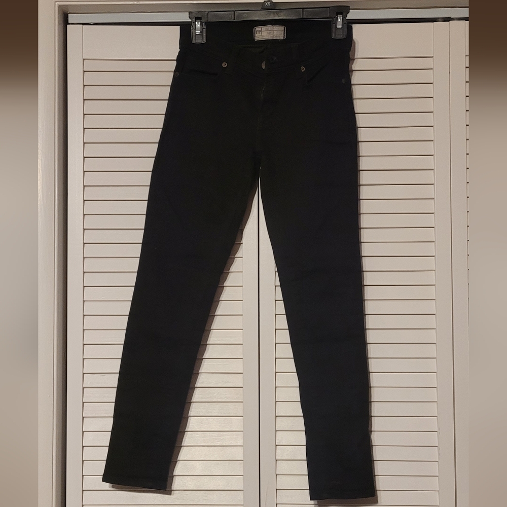 Free People Black Skinny Jeans